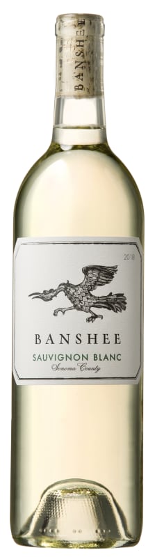 Banshee Sauvignon Blanc 2018 Front Bottle Shot