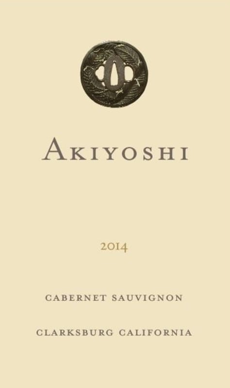 Akiyoshi Cabernet Sauvignon 2014 Front Label