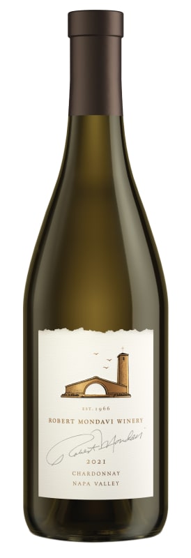 Robert Mondavi Napa Valley Chardonnay 2021 Front Bottle Shot