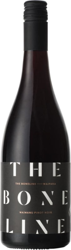 The Boneline Waimanu Pinot Noir 2019 Front Bottle Shot