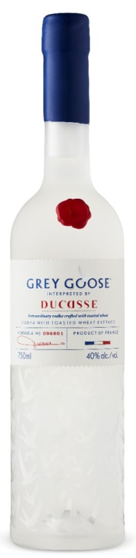 Grey Goose Ducasse Vodka Front Bottle Shot