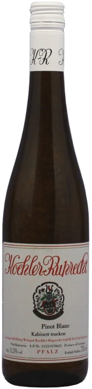 Koehler-Ruprecht Pfalz Pinot Blanc Kabinett Trocken 2022 Front Bottle Shot