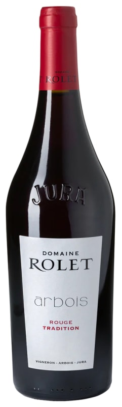 Domaine Rolet Arbois Rouge Tradition 2023 Front Bottle Shot