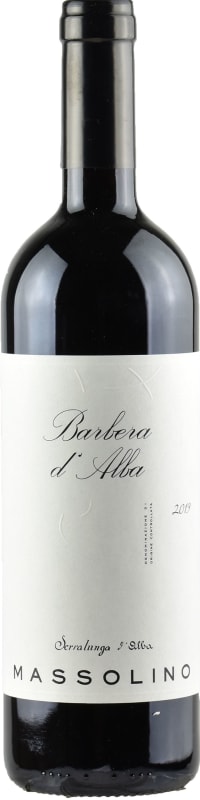 Massolino Barbera d'Alba 2019 Front Bottle Shot