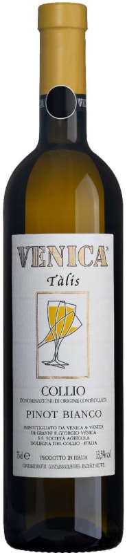 Venica & Venica Pinot Bianco 2016 Front Bottle Shot