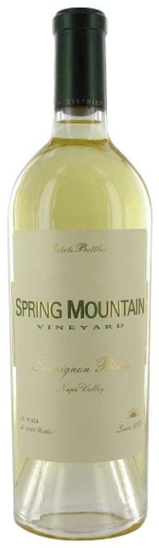 Spring Mountain Vineyard Sauvignon Blanc 2015 Front Bottle Shot