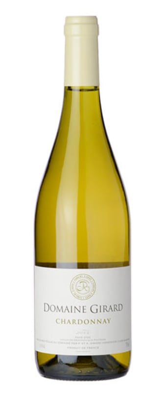 Domaine Girard Pays d'Oc Chardonnay 2021 Front Bottle Shot