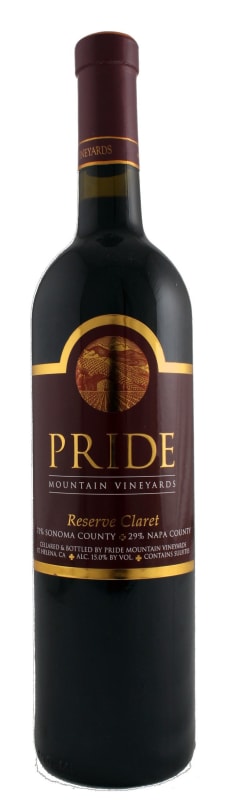 Pride Mountain Vineyards Reserve Claret 2013 Front Bottle Shot