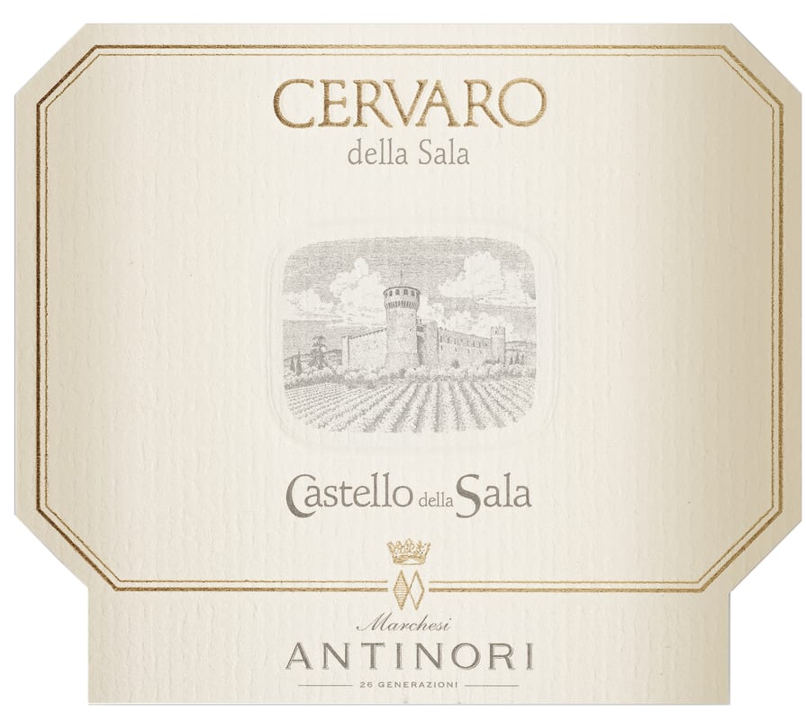 Marchesi Antinori Castello della Sala Cervaro (1.5 Liter Magnum) 2023 Front Label