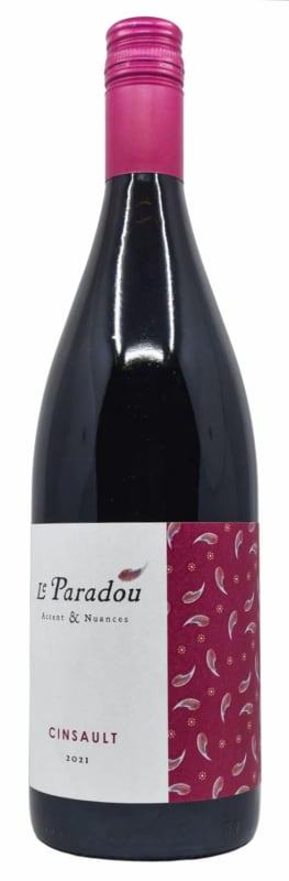 Le Paradou Cinsault Rouge 2021 Front Bottle Shot