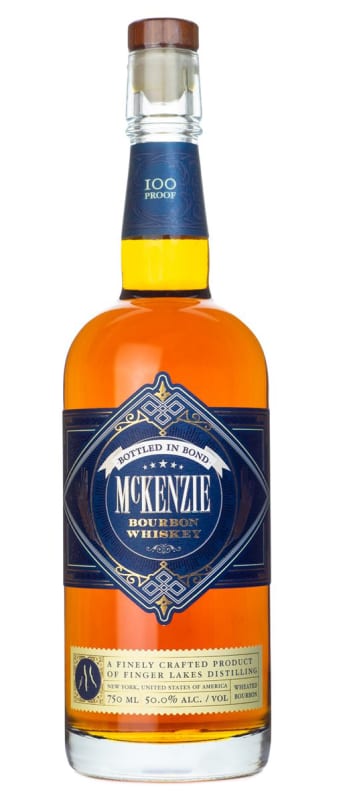 McKenzie Bottled in Bond Bourbon Whiskey Front Bottle Shot
