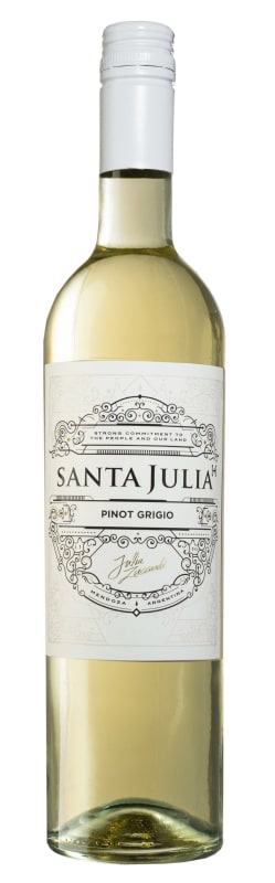 Santa Julia Plus Pinot Grigio 2018 Front Bottle Shot