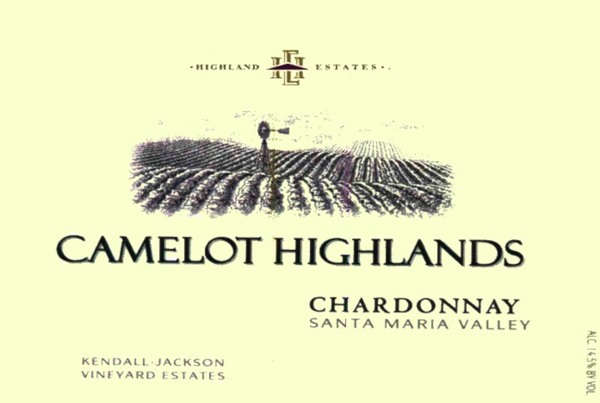 Kendall-Jackson Camelot Highlands Chardonnay 2006 Front Label