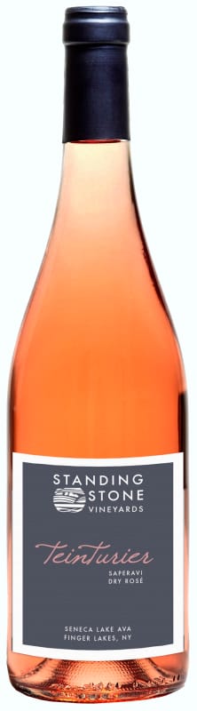 Standing Stone Vineyards Tenturier Rose of Saperavi 2020 Front Bottle Shot