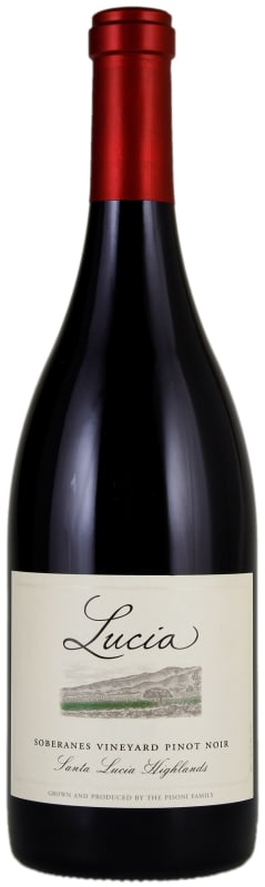 Lucia Vineyards Soberanes Vineyard Pinot Noir 2016 Front Bottle Shot