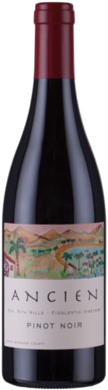 Ancien Wines Fiddlestix Vineyard Pinot Noir 2016 Front Bottle Shot
