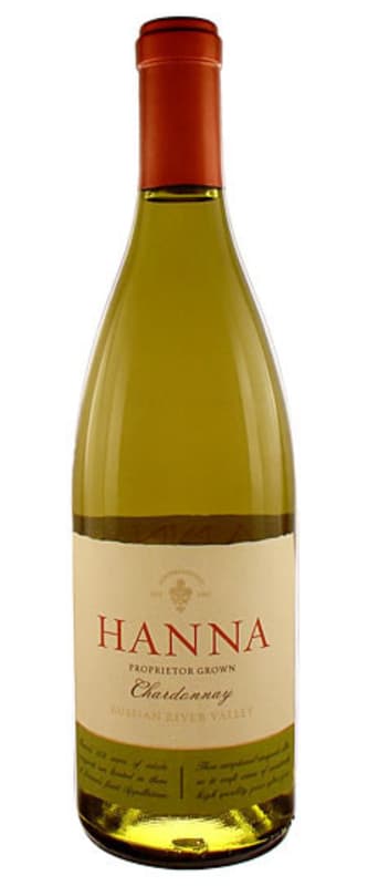 Hanna Chardonnay 2017 Front Bottle Shot