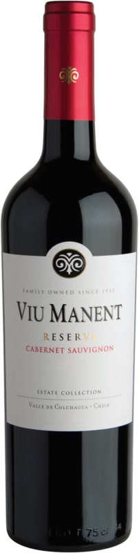 Viu Manent Reserva Cabernet Sauvignon 2022 Front Bottle Shot