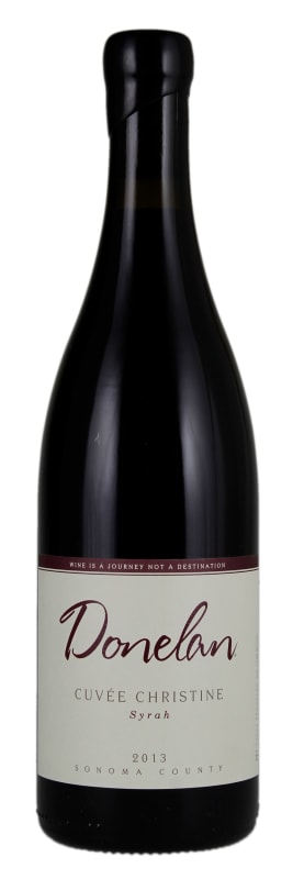 Donelan Cuvee Christine Syrah 2013 Front Bottle Shot