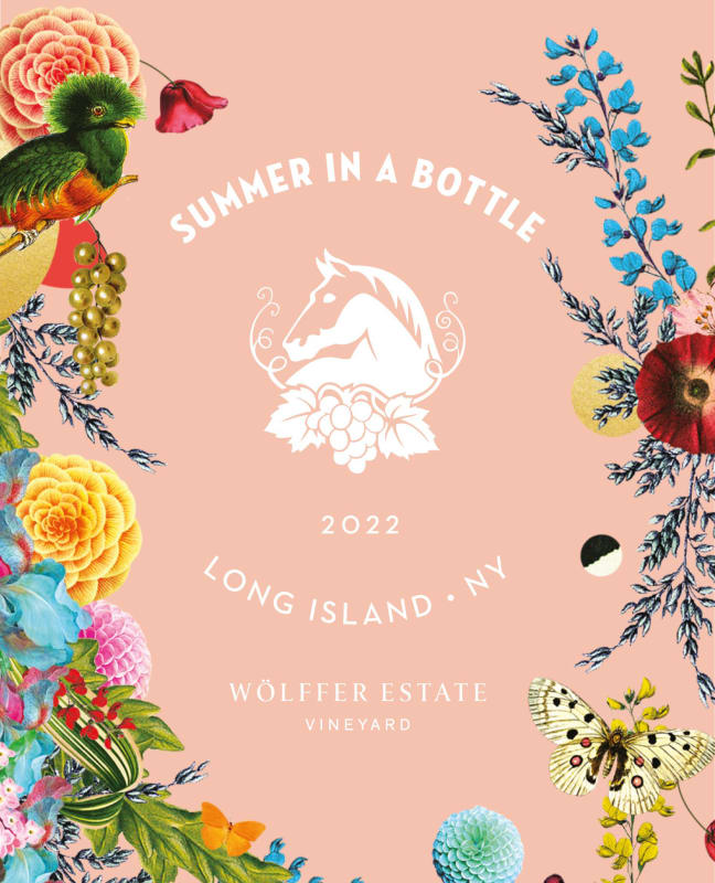 Wolffer Summer in a Bottle Long Island Rose (1.5 Liter Magnum) 2022 Front Label