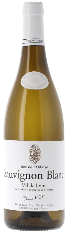 Roc de l'Abbaye Val de Loire Sauvignon Blanc 2024 Front Bottle Shot