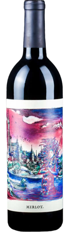Rabble Merlot 2016 Front Bottle Shot