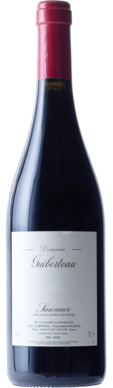 Domaine Guiberteau Saumur Rouge 2014 Front Bottle Shot