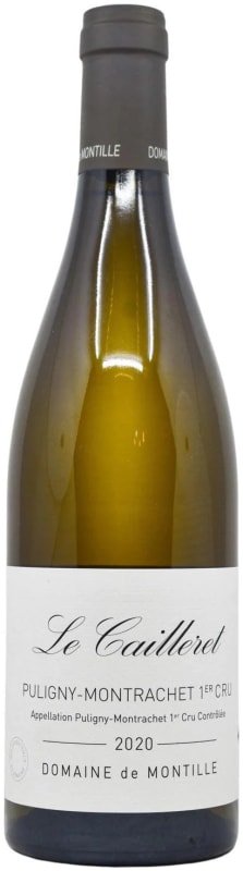 Domaine de Montille Puligny-Montrachet Le Cailleret Premier Cru 2020 Front Bottle Shot