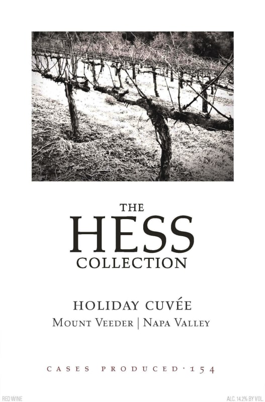 Hess Holiday Cuvee 2012 Front Label