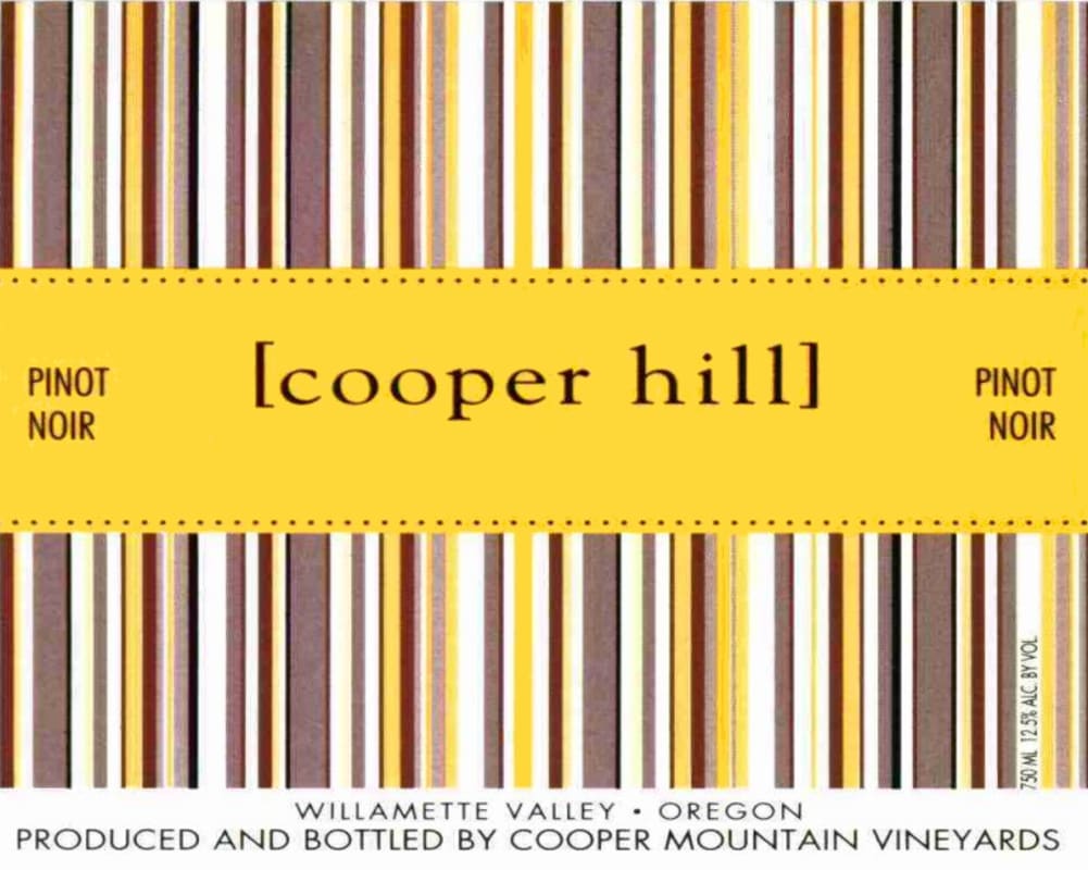 Cooper Mountain Cooper Hill Pinot Noir 2008 Front Label