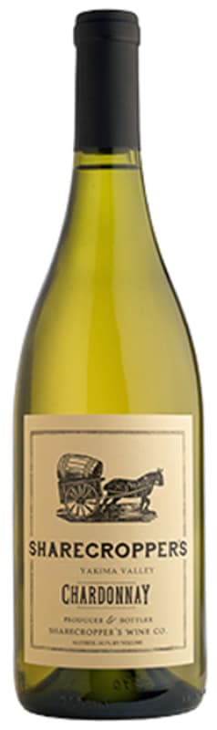 Sharecropper's Chardonnay 2016 Front Bottle Shot
