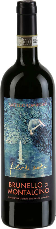 Castello Romitorio Brunello di Montalcino Filo di Seta 2019 Front Bottle Shot