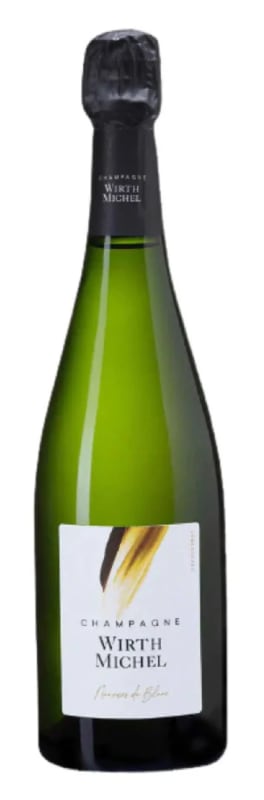 Champagne Wirth et Michel Nuances de Blanc Blanc de Blancs Extra Brut Front Bottle Shot