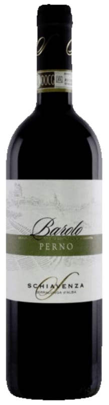 Schiavenza Barolo Perno 2019 Front Bottle Shot