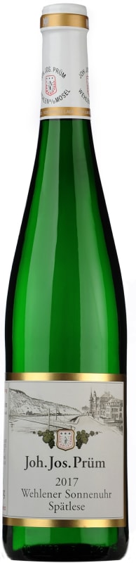 Joh. Jos. Prüm Wehlener Sonnenuhr Riesling Spatlese 2018 Front Bottle Shot