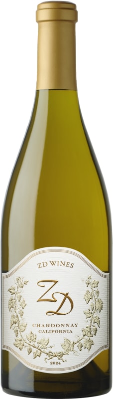 ZD Wines Chardonnay 2024 Front Bottle Shot