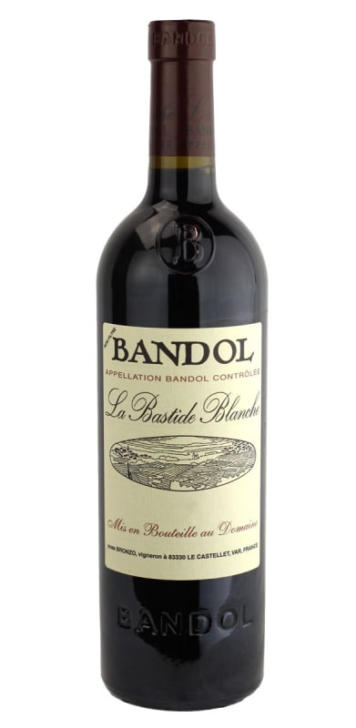 La Bastide Blanche Bandol Rouge 2019 Front Bottle Shot