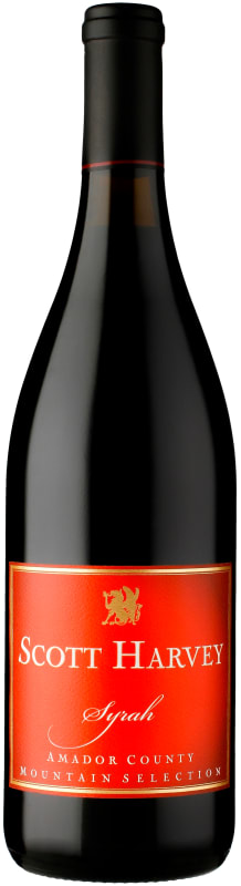 Scott Harvey Mountain Selection Syrah 2018 Front Bottle Shot