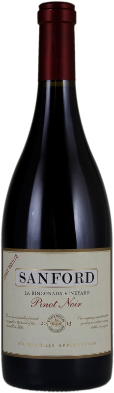Sanford La Rinconada Vineyard Pinot Noir 2013 Front Bottle Shot