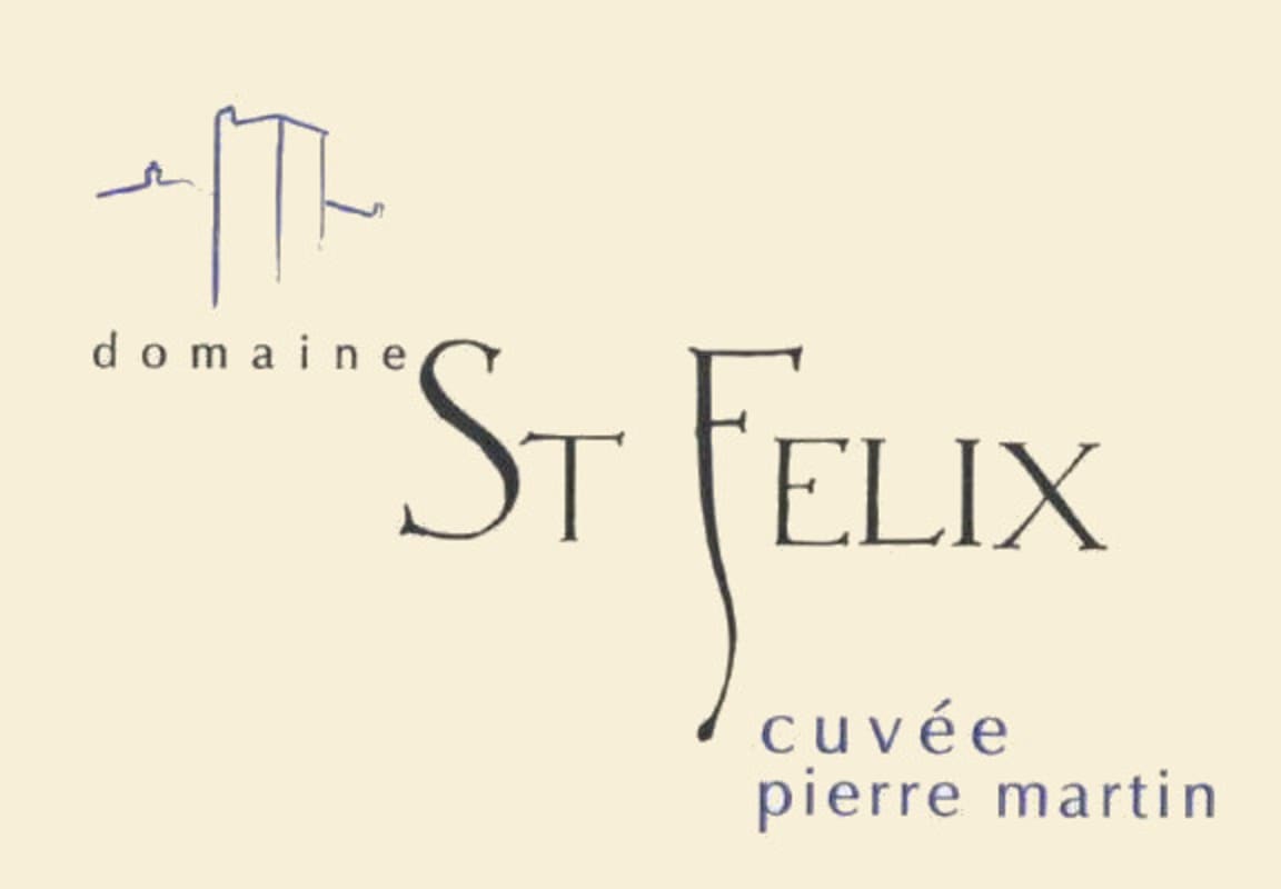 Domaine St Felix Cuvée Pierre Martin Rouge 2012 Front Label
