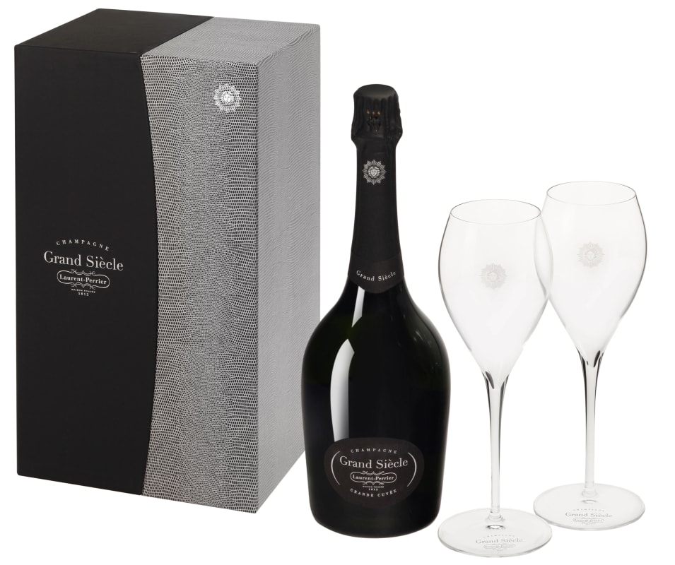 Laurent-Perrier Grand Siecle Coffret with 2 Flutes Gift Product Image