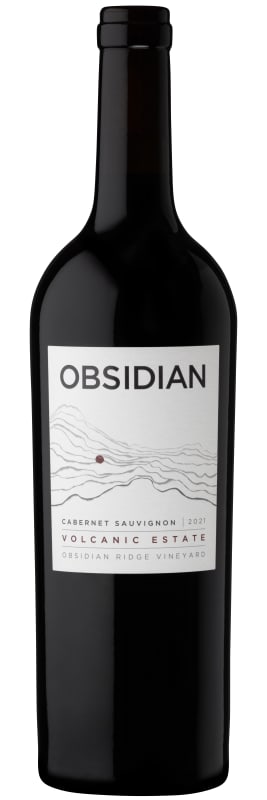 Obsidian Volcanic Estate Cabernet Sauvignon 2021 Front Bottle Shot