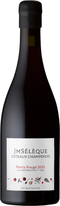 J-M Seleque Pierry Rouge Premier Cru Les Gouttes d'Or 2021 Front Bottle Shot