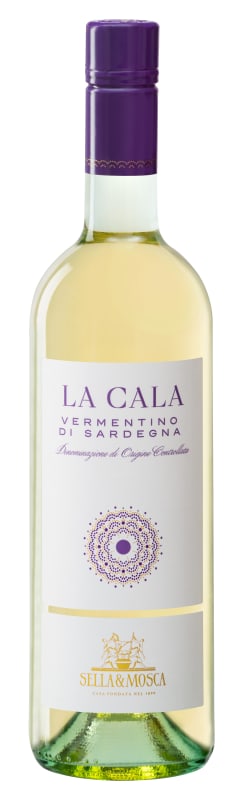 Sella & Mosca La Cala Vermentino 2025 Front Bottle Shot
