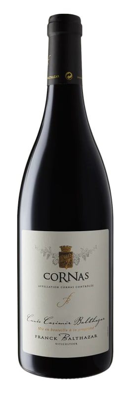 Franck Balthazar Cornas Cuvee Casimir 2022 Front Bottle Shot