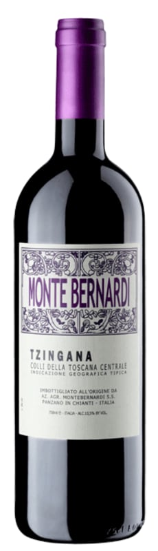Monte Bernardi Tzingana 2020 Front Bottle Shot