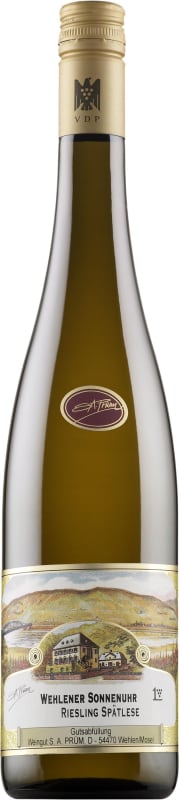 S.A. Prum Wehlener Sonnenuhr Riesling Spatlese 2019 Front Bottle Shot