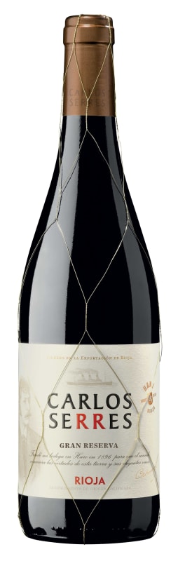 Carlos Serres Gran Reserva 2014 Front Bottle Shot