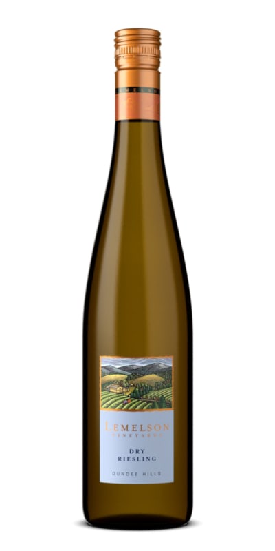 Lemelson Dry Riesling 2017 Front Bottle Shot