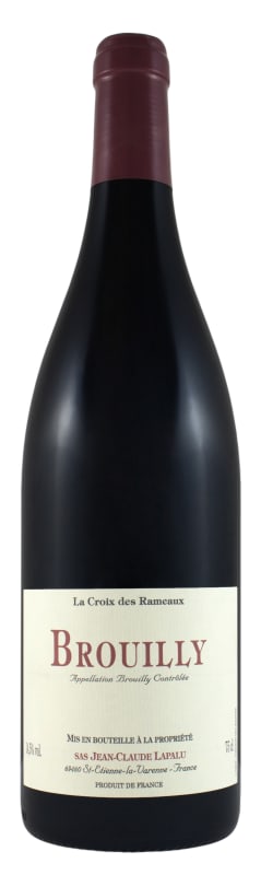 Domaine Jean-Claude Lapalu Brouilly La Croix des Rameaux 2017 Front Bottle Shot